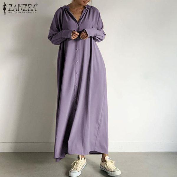 casual dresses zanzea office womens maxi dress autumn shirt o neck robe femme solid loose kaftan vestidos plus size s-5xl, Black;gray
casual dresses zanzea office womens maxi dress autumn shirt o neck robe femme solid loose kaftan vestidos plus size s-5xl, Black;gray