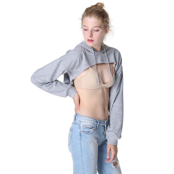 women's hoodies & sweatshirts women super short cropped hip hop hooded cotton long sleeved female pullover summer fit moletom, Black
women's hoodies & sweatshirts women super short cropped hip hop hooded cotton long sleeved female pullover summer fit moletom, Black
