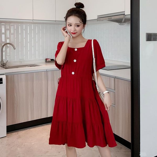 maternity dresses 12233# 2021 summer korean fashion cotton dress chic ins sweet loose clothes for pregnant women pregnancy clothing, White
maternity dresses 12233# 2021 summer korean fashion cotton dress chic ins sweet loose clothes for pregnant women pregnancy clothing, White