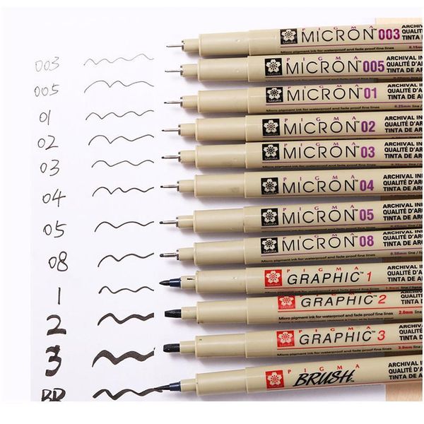 1pc pigma micron porous point pen soft brush drawing pen liner fineliner sketch needle pen 005 01 02 03 qylvyq
1pc pigma micron porous point pen soft brush drawing pen liner fineliner sketch needle pen 005 01 02 03 qylvyq