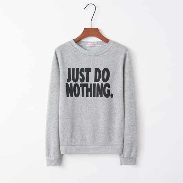 just do nothing letter 2021 new design hoodies sweatshirts women casual kawaii sweat girls european korean, Black
just do nothing letter 2021 new design hoodies sweatshirts women casual kawaii sweat girls european korean, Black