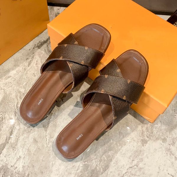 designer women iv printing slides slippers paris vintage genuine leather cross strap flat heel scuffs slipper old flower print sandals luxur, Black
designer women iv printing slides slippers paris vintage genuine leather cross strap flat heel scuffs slipper old flower print sandals luxur, Black