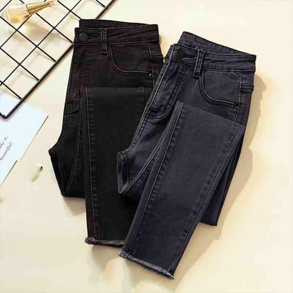 g1462 spring autumn fashion women jeans high waist slim elastic nine points small feet wholesale, Blue
g1462 spring autumn fashion women jeans high waist slim elastic nine points small feet wholesale, Blue