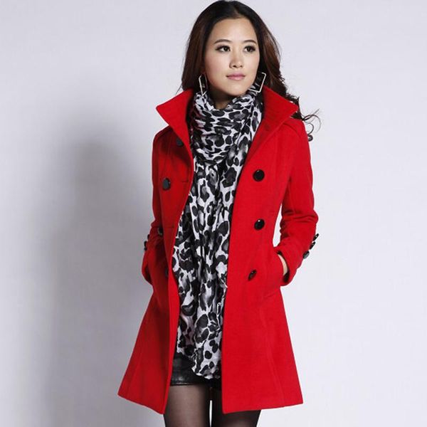 women's jackets 2021 womens winter coats long and short style woolen outwear with belt plus size m-xxl female's trench outerwear s, Black;brown
women's jackets 2021 womens winter coats long and short style woolen outwear with belt plus size m-xxl female's trench outerwear s, Black;brown