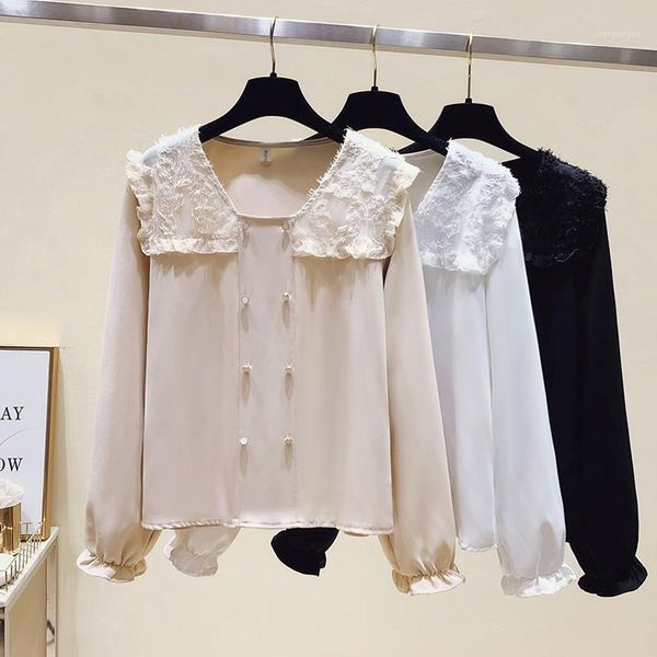 women's blouses & shirts harajuku angel print womens shirt vintage elegant blouse women autumn 2021 long sleeve female clothes loose bf, White
women's blouses & shirts harajuku angel print womens shirt vintage elegant blouse women autumn 2021 long sleeve female clothes loose bf, White