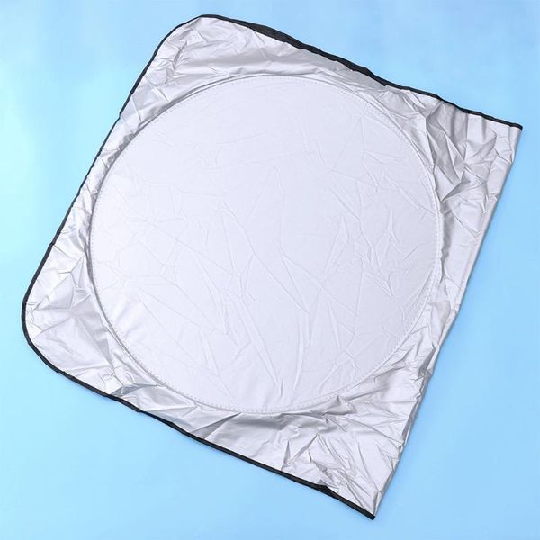car sunshade interior windshield double ring sun shade heat block anti-uv cover protector silver (150 x 85)
car sunshade interior windshield double ring sun shade heat block anti-uv cover protector silver (150 x 85)