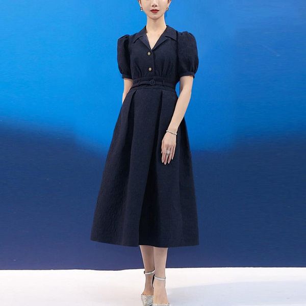 casual dresses 2021 autumn fashion design dress women black short sleeve with belt elegant slim office lady midi, Black;gray
casual dresses 2021 autumn fashion design dress women black short sleeve with belt elegant slim office lady midi, Black;gray
