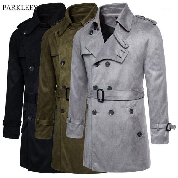 men's trench coats british style suede coat men 2021 classic mens double breasted long windbreaker jackets vintage blends with belt, Tan;black
men's trench coats british style suede coat men 2021 classic mens double breasted long windbreaker jackets vintage blends with belt, Tan;black