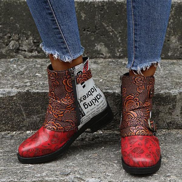 boots autumn embossed rose splicing low heel ankle elegant ladies shoes women belt buckle boot botas mujer, Black
boots autumn embossed rose splicing low heel ankle elegant ladies shoes women belt buckle boot botas mujer, Black