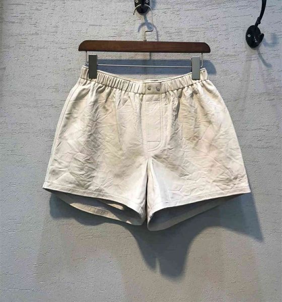 women's shorts sheepskin shorts woman low waist r side pockets fashion short ehyn, White;black