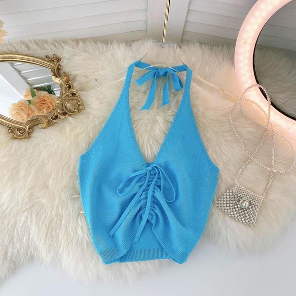 women's tanks & camis singreiny backless halter strap women korean sleeveless v neck slim y2k summer off shoulder knitted shor, White
women's tanks & camis singreiny backless halter strap women korean sleeveless v neck slim y2k summer off shoulder knitted shor, White