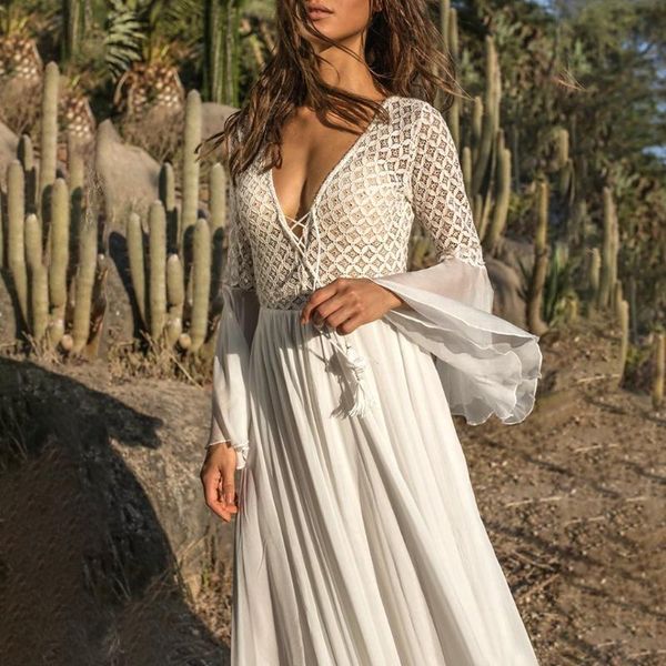 women's swimwear summer long lace beach cover up robe swimsuit women bathing suit tunics for beachwear party clothes, White;black
women's swimwear summer long lace beach cover up robe swimsuit women bathing suit tunics for beachwear party clothes, White;black