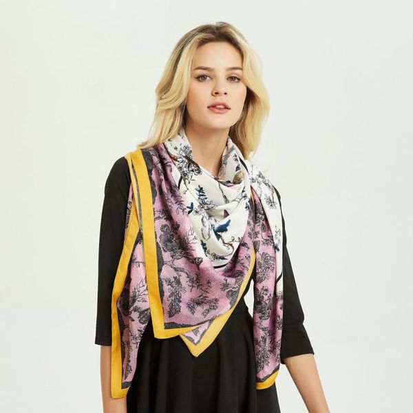 scarves silk scarf women large shawls animal forest square echarpes foulards femme wrap bandanas 130*130cm, Blue;gray
scarves silk scarf women large shawls animal forest square echarpes foulards femme wrap bandanas 130*130cm, Blue;gray