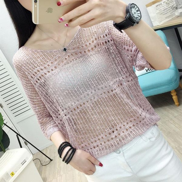 women's sweaters v-neck hollow knitted bat shirt short sleeve summer loose korean version thin hole blouse jacket, White;black
women's sweaters v-neck hollow knitted bat shirt short sleeve summer loose korean version thin hole blouse jacket, White;black