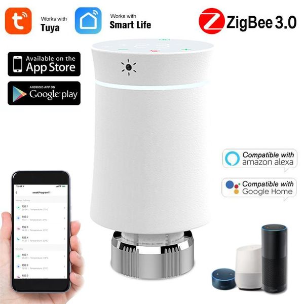 smart home control tuya zigbee thermostat radiator actuator temperature controller valve programmable voice works with alexa google
smart home control tuya zigbee thermostat radiator actuator temperature controller valve programmable voice works with alexa google