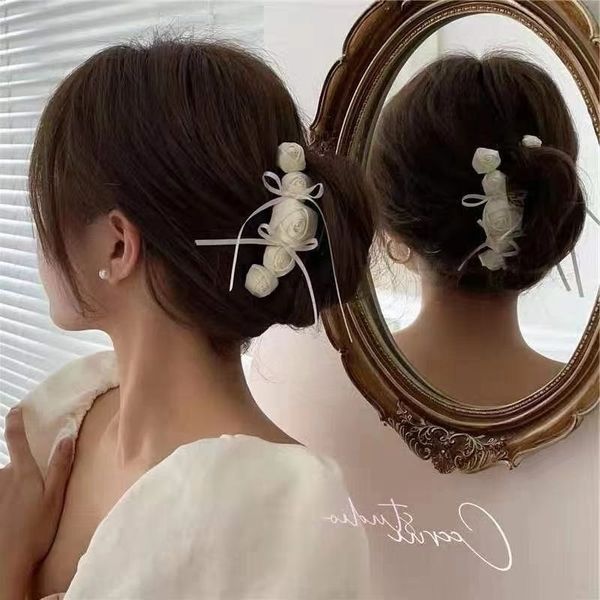 korean ins hair super ornament headdress ball head curler fairy net red shark clip rose hairpin, Black;brown
korean ins hair super ornament headdress ball head curler fairy net red shark clip rose hairpin, Black;brown