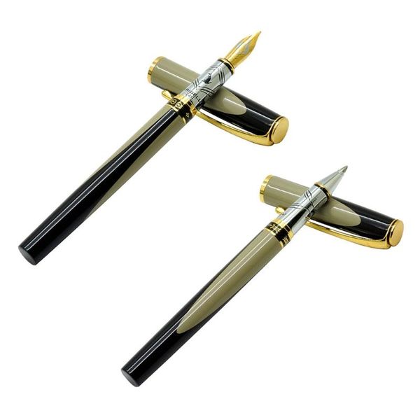 luxury metal stripe signature fountain pen business writing signing calligraphy pens
luxury metal stripe signature fountain pen business writing signing calligraphy pens