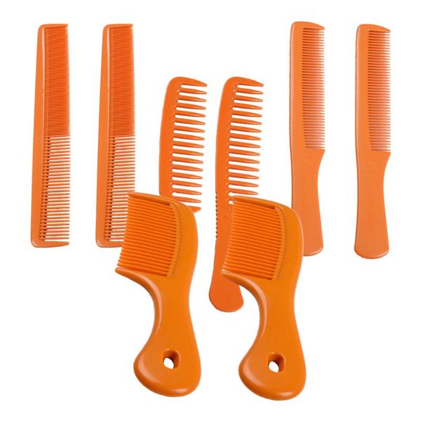 hair brushes 8pcs anti-static comb plastic hairdressing stylish head chocolate (13#, 41#, 11#, 49# for each 2pcs), Silver
hair brushes 8pcs anti-static comb plastic hairdressing stylish head chocolate (13#, 41#, 11#, 49# for each 2pcs), Silver