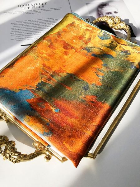 scarves romantic oil painting style 100% silk square scarf women fashion lady shawl 110*110, Blue;gray
scarves romantic oil painting style 100% silk square scarf women fashion lady shawl 110*110, Blue;gray