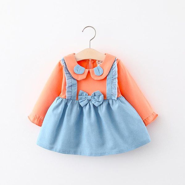 girl's dresses fashion children dress spring costomes long sleeve korean style kids vestios design casual for girls, Red;yellow
girl's dresses fashion children dress spring costomes long sleeve korean style kids vestios design casual for girls, Red;yellow
