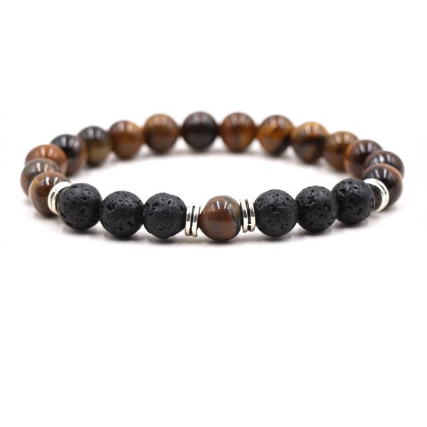 8mm natural stone strands gold silver plated beaded charm bracelets handmade elastic bangle jewelry for women men, Black
8mm natural stone strands gold silver plated beaded charm bracelets handmade elastic bangle jewelry for women men, Black