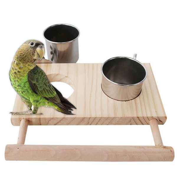 other bird supplies double food water cup feeding container cage parrot dish with wooden stand parakeet tools for pets
other bird supplies double food water cup feeding container cage parrot dish with wooden stand parakeet tools for pets