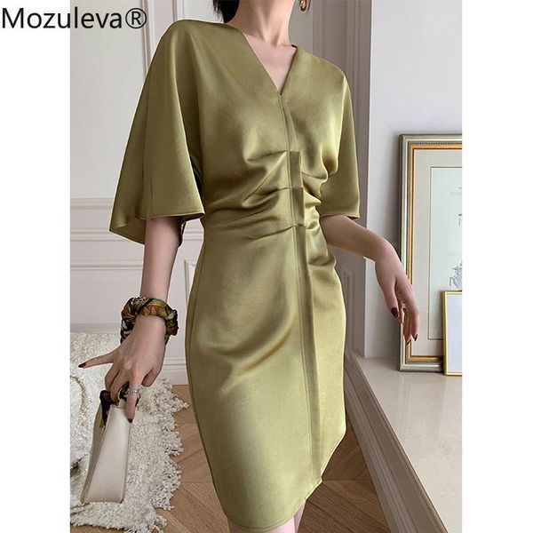 casual dresses mozuleva 2021 summer temperament v neck fold dress for women batwing sleeve mini female chic slim waist vestidos, Black;gray
casual dresses mozuleva 2021 summer temperament v neck fold dress for women batwing sleeve mini female chic slim waist vestidos, Black;gray