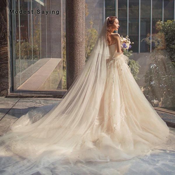 bridal veils delicate champagne 5m tulle wedding 2021 monarch church cathedral abiti da cerimonia sera, Black
bridal veils delicate champagne 5m tulle wedding 2021 monarch church cathedral abiti da cerimonia sera, Black