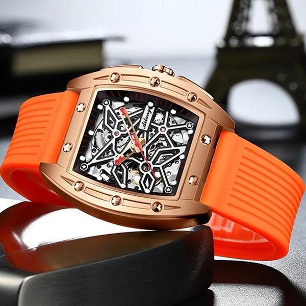 wristwatches ailang automatic mechanical men's sports waterproof watch black dial casual square luminous luxury 8616, Slivery;brown
wristwatches ailang automatic mechanical men's sports waterproof watch black dial casual square luminous luxury 8616, Slivery;brown