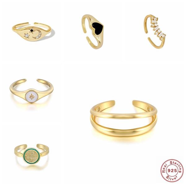 cluster rings 100% 925 sterling silver korean eight-pointed star open finger for girl women love shape adjustable ring fine jewelry, Golden;silver
cluster rings 100% 925 sterling silver korean eight-pointed star open finger for girl women love shape adjustable ring fine jewelry, Golden;silver