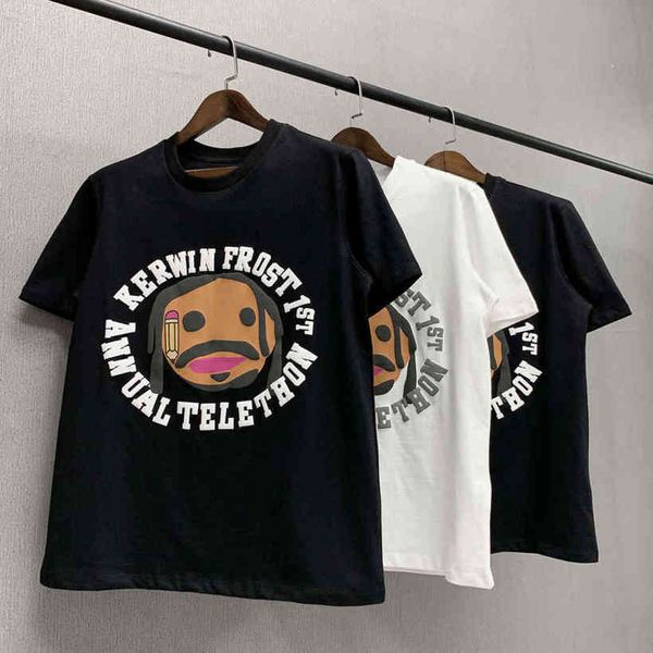 string figures foam print t-shirts cpfm women men casual cato oversized heavy dust short mouw, White;black
string figures foam print t-shirts cpfm women men casual cato oversized heavy dust short mouw, White;black