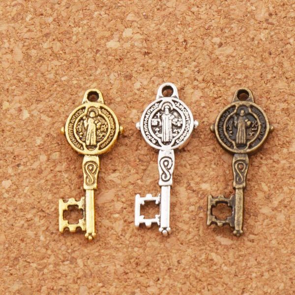 catholicism benedict medal cross smqlivb key religious charm beads 9.4x24mm pendants alloy jewelry findings components l1687 300pcs/lot, Bronze;silver
catholicism benedict medal cross smqlivb key religious charm beads 9.4x24mm pendants alloy jewelry findings components l1687 300pcs/lot, Bronze;silver