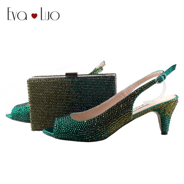 dress shoes bs739 custom handmade green crystal african with matching bag set slingbacks pumps big size low heel women, Black
dress shoes bs739 custom handmade green crystal african with matching bag set slingbacks pumps big size low heel women, Black