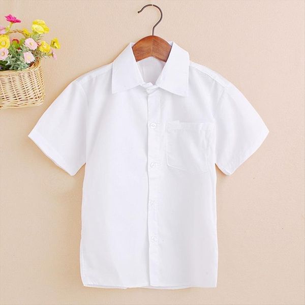 4 12 y arrival summer short sleeve baby clothes white school boys shirts turn down collar boy shirt kids, White;black
4 12 y arrival summer short sleeve baby clothes white school boys shirts turn down collar boy shirt kids, White;black