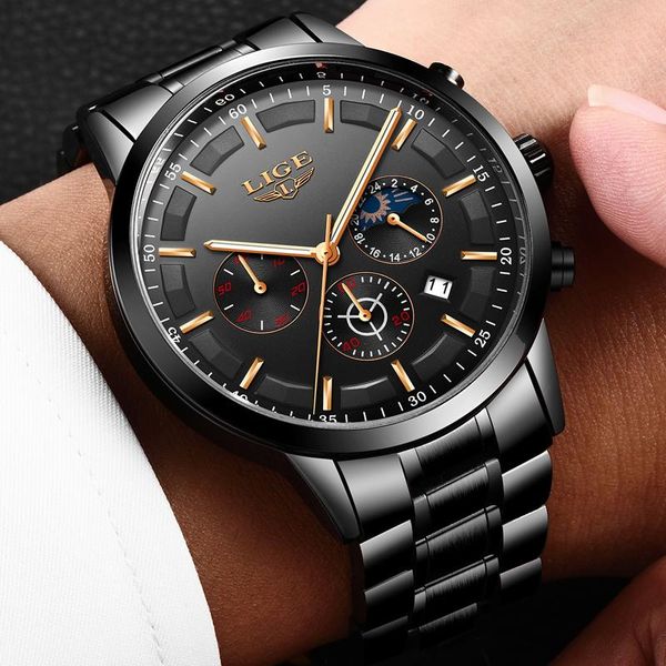 wristwatches relojes 2021 watch men lige fashion sport quartz clock mens watches business waterproof relogio masculino, Slivery;brown
wristwatches relojes 2021 watch men lige fashion sport quartz clock mens watches business waterproof relogio masculino, Slivery;brown
