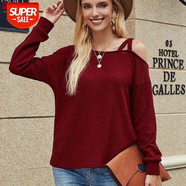 cropped collar solid color off shoulder knitted t-shirt new fall 2020 women fashion elegant long sleeve pullover plus size #pb18, White
cropped collar solid color off shoulder knitted t-shirt new fall 2020 women fashion elegant long sleeve pullover plus size #pb18, White
