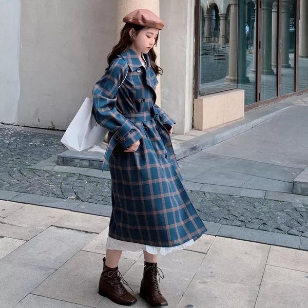 women's wool & blends 2021 ladies fashion plaid double-breasted coat winter thick warmth lapel pocket streetwear long, Black
women's wool & blends 2021 ladies fashion plaid double-breasted coat winter thick warmth lapel pocket streetwear long, Black