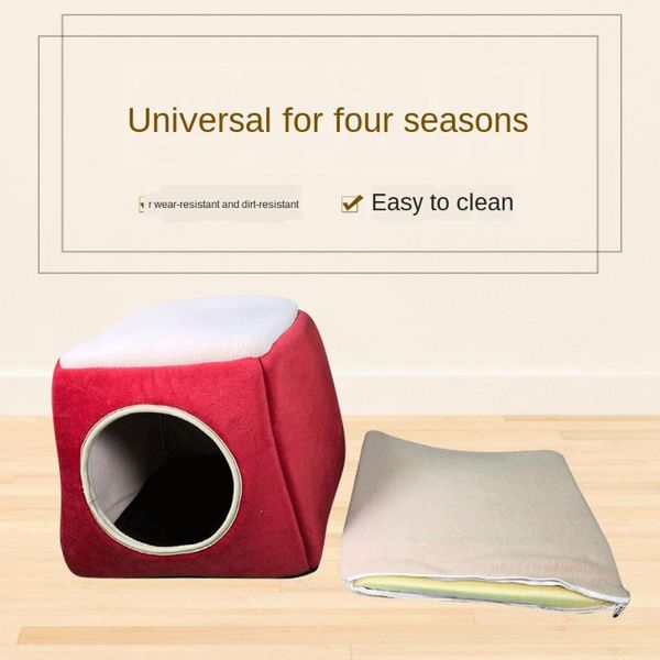 kennels & pens cat litter square porous semi-closed cloth pet bed variable pad folding supplies kennel
kennels & pens cat litter square porous semi-closed cloth pet bed variable pad folding supplies kennel