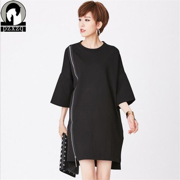 casual dresses 2021 summer super loose large size contrast personality bodycon dress work party mini black zipper hip hop, Black;gray
casual dresses 2021 summer super loose large size contrast personality bodycon dress work party mini black zipper hip hop, Black;gray
