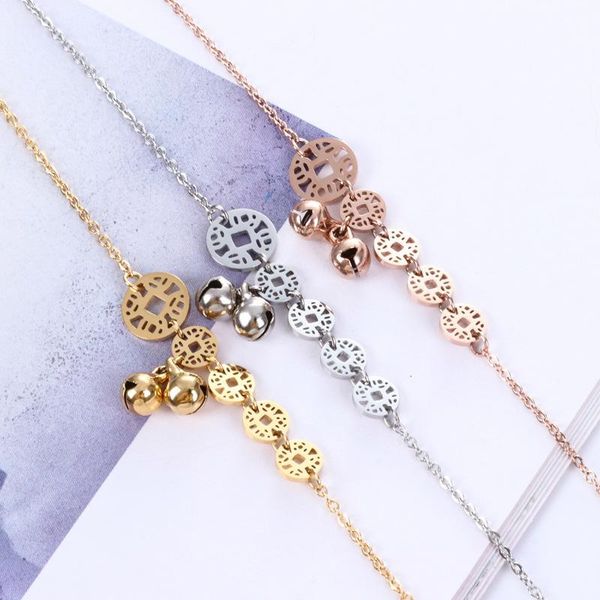 anklets fashion lucky copper bell anklet female titanium steel plated rose gold r year multilayer valentine gift, Red;blue
anklets fashion lucky copper bell anklet female titanium steel plated rose gold r year multilayer valentine gift, Red;blue