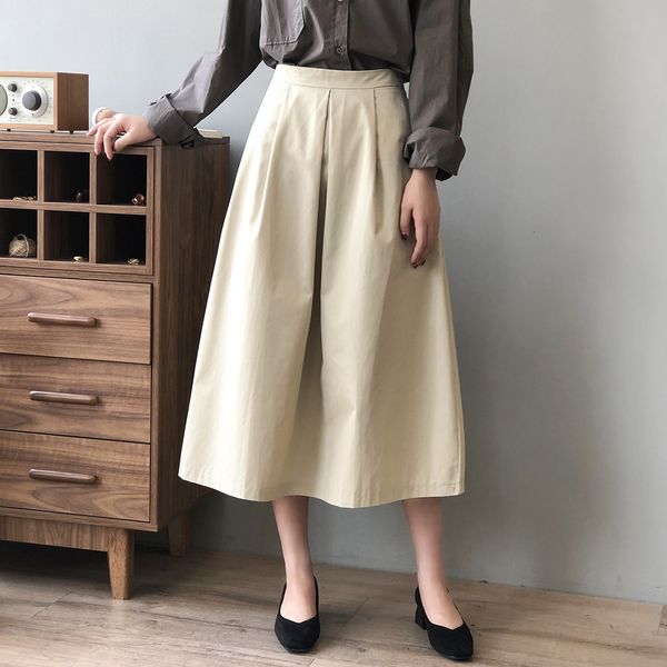 high 2021 new waist autumn elegant a-line long skirt femme back stretch casual faldas jupe saia women skirts 7qaf, Black
high 2021 new waist autumn elegant a-line long skirt femme back stretch casual faldas jupe saia women skirts 7qaf, Black