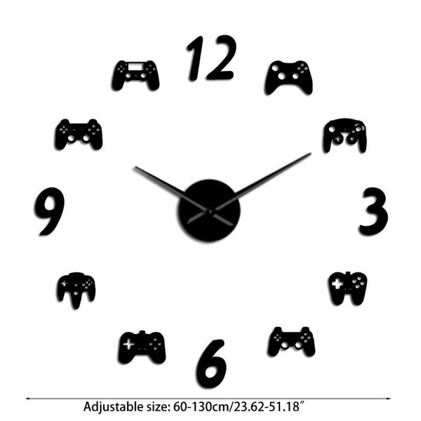2021 new game controller video diy giant wall clock game joysticks stickers gamer wall a
2021 new game controller video diy giant wall clock game joysticks stickers gamer wall a
