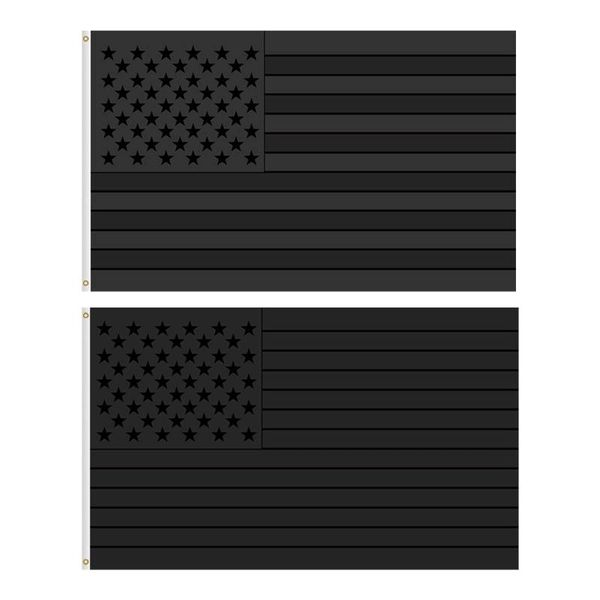 all black american flag blackout usa flags with brass grommets strong and durable excellent craftsmanship color fast
all black american flag blackout usa flags with brass grommets strong and durable excellent craftsmanship color fast