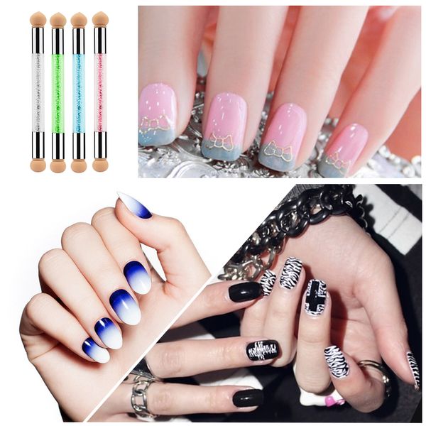 double end nail art gradient brush pen with 4 replace sponge heads rhinestone handle for painting dotting diy manicure nail tool
double end nail art gradient brush pen with 4 replace sponge heads rhinestone handle for painting dotting diy manicure nail tool