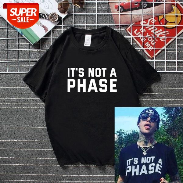 New Summer Streetwear Camisetas It's Not a Phase Worn By Lil Peep Rip Hip Hop Rap Music Unisex T-shirt Top Quality Cotton Tshirt #iK33, White;black
New Summer Streetwear Camisetas It's Not a Phase Worn By Lil Peep Rip Hip Hop Rap Music Unisex T-shirt Top Quality Cotton Tshirt #iK33, White;black