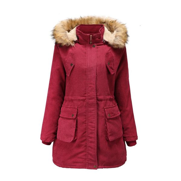2021 New Women Blend Cashmere Corduroy Overcoats with Caps Ladies Winter Quilted Coat Thicker Thermal Coats Fur Parkas Abrigo Mujer Ip80, Black
2021 New Women Blend Cashmere Corduroy Overcoats with Caps Ladies Winter Quilted Coat Thicker Thermal Coats Fur Parkas Abrigo Mujer Ip80, Black