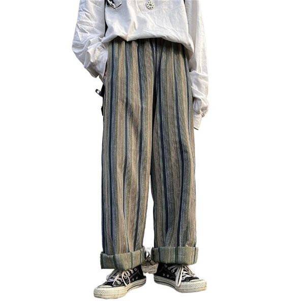men's pants high waist loose straight striped pant summer streetwear harajuku woman man japanese korean style trouser plus size fashion, Black
men's pants high waist loose straight striped pant summer streetwear harajuku woman man japanese korean style trouser plus size fashion, Black