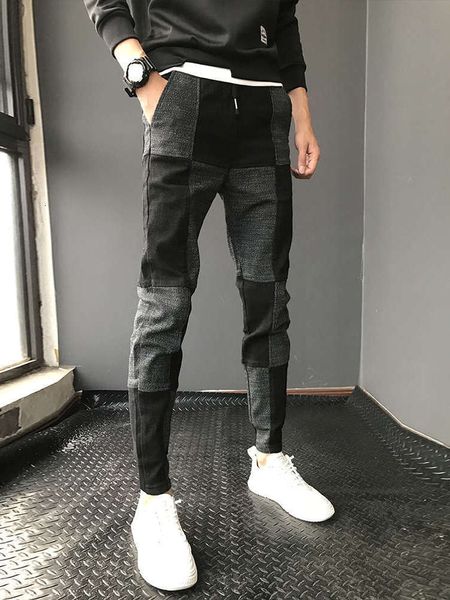 2021youth thickened casual pants men's fashion autumn and winter plaid leggings korean trend versatile slim net red long pants, Blue
2021youth thickened casual pants men's fashion autumn and winter plaid leggings korean trend versatile slim net red long pants, Blue