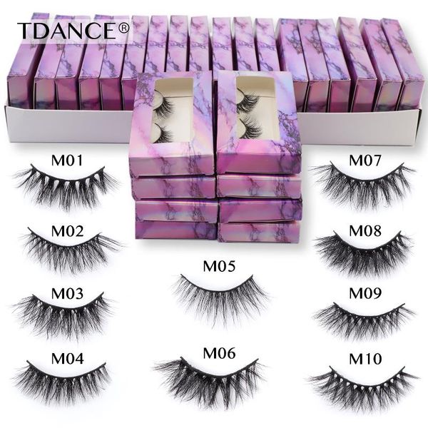 false eyelashes tdance wholesale 5/10/20/50/100 pairs real mink lashes 12mm-16mm soft natural long handmade makeup reusable eyelash
false eyelashes tdance wholesale 5/10/20/50/100 pairs real mink lashes 12mm-16mm soft natural long handmade makeup reusable eyelash
