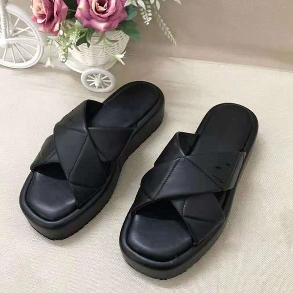 sandals women fashion luxury genuine leather women's slippers sewing platform open toe casual 2021 beach shoes females slides, Black
sandals women fashion luxury genuine leather women's slippers sewing platform open toe casual 2021 beach shoes females slides, Black